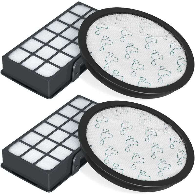 Lot De 2 Filtres Hepa Zr903701 Pour Aspirateur Rowenta Silence Force Cyclonic 4a Ro76xx Compatible Ro7647ea Ro7663ea Ro7681ea