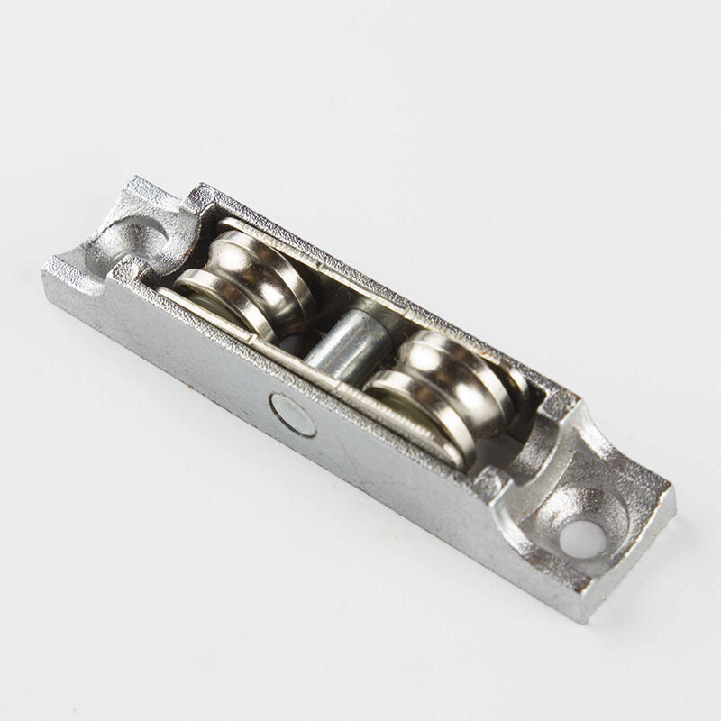 Roulettes Pour Fenêtres Coulissantes, Axes Métal 12mm, Double Roue En Alliage De Zinc, Résistant À La Corrosion, Mouvement Silencieux Et Fluide
