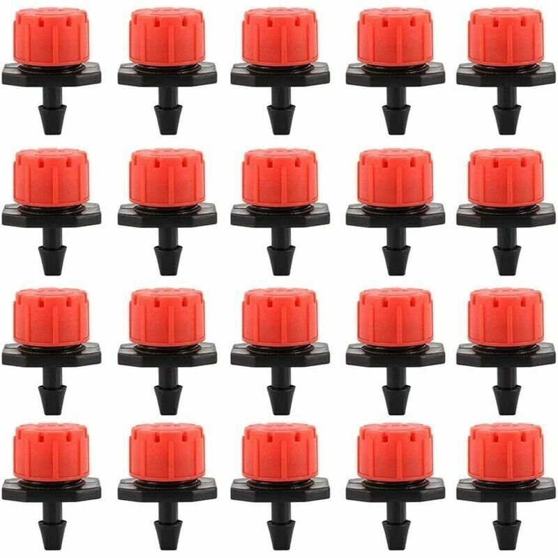 100x Buses D'Irrigation Réglables 360°, Système D'Arrosage Automatique Goutte À Goutte Efficace Et Durable Pour Jardin