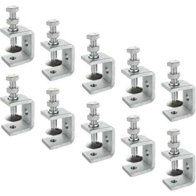 Lot De 10 Serre-joints C Réglables 0-25mm En Acier Inoxydable 304 Pour Soudage Menuiserie Et Bricolage