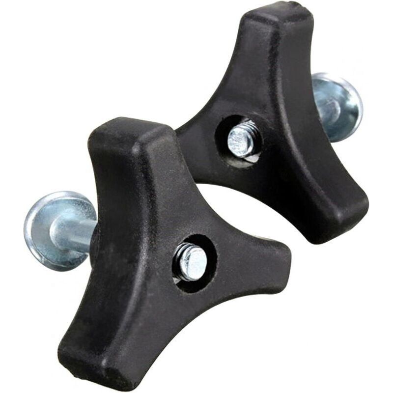 Lot De 2 Poignées Triangle Universelles Pour Tondeuse Avec Écrou Papillon Et Boulon, Pièces De Rechange Outils De Jardin