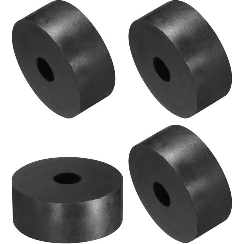 4x Entretoises En Caoutchouc 50mm X 12mm X 20mm, Rondelles Anti-vibration Épaisses Pour Fixation Et Isolation Phonique