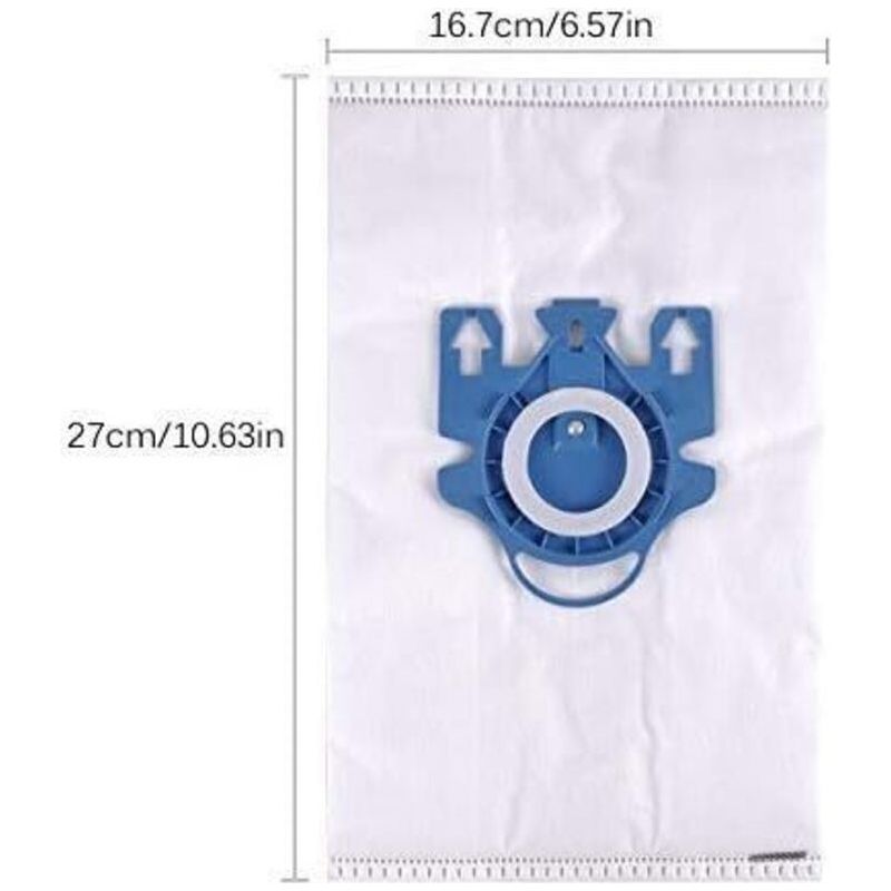 10 Sacs Aspirateur Gn + 6 Filtres Compatibles Série C1 C2 C3 Classic Hyclean 3d Efficiency