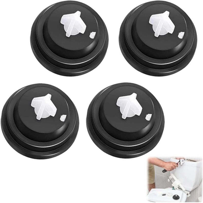 Lot De 4 Rondelles En Caoutchouc Pour Robinet Flotteur Et Réservoir De Chasse D'Eau Wc, Joint De Remplacement Étanche