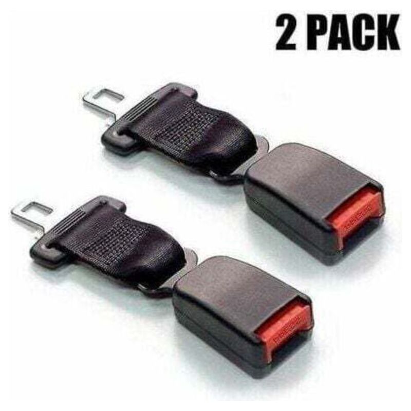 Lot De 2 Rallonges Ceinture Sécurité Auto 23cm, Extension Boucle Universelle Confortable Et Sécurisée Pour Véhicule