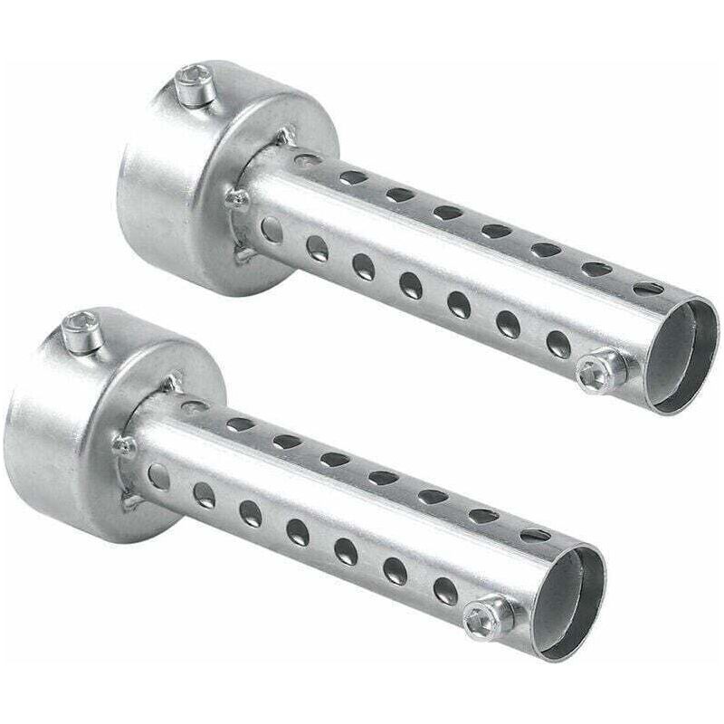 2x Silencieux Échappement Universel 48mm Db Killer Chicanes Moto Réduction Bruit Accessoire Remplacement Performance