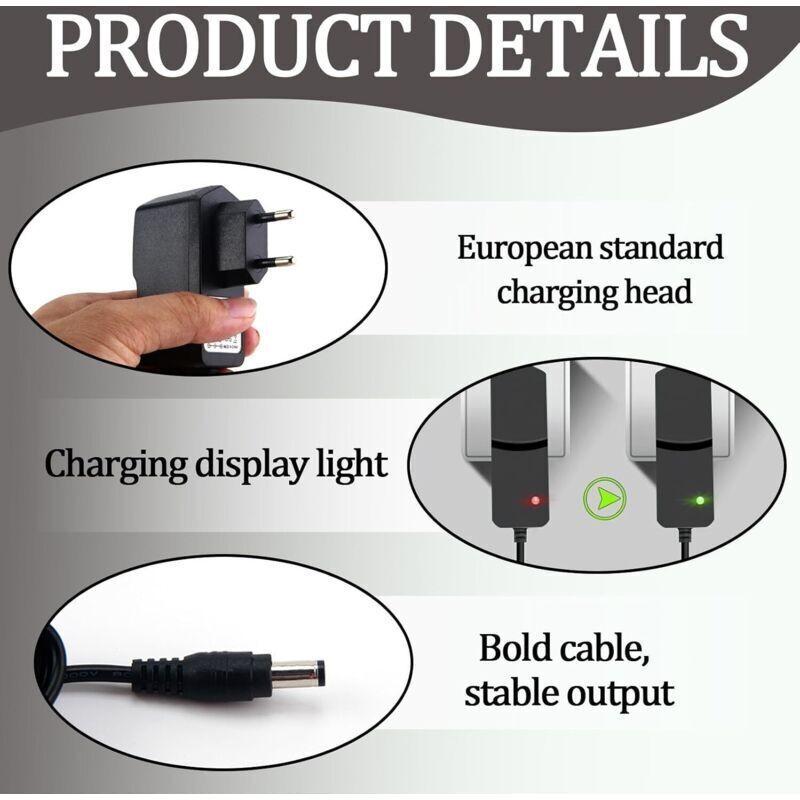 Chargeur 26v 500ma Pour Aspirateur Sans Fil, Compatible H-free 100 200 500 700 800 Hf122rh Hf122gpt Hf522npw Hf522sfp