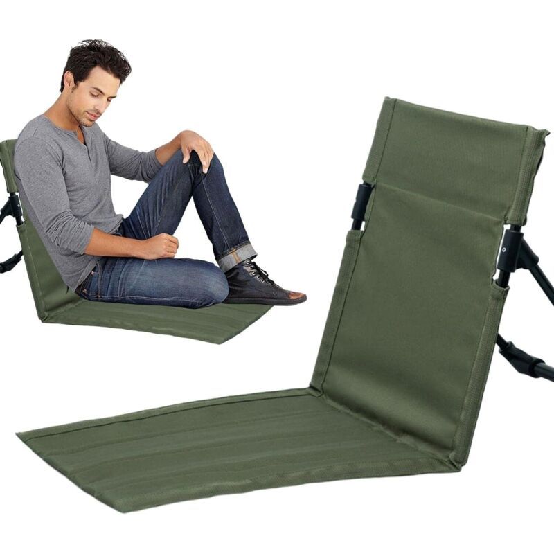 Chaise De Plage Pliante Compacte Avec Dossier Réglable Pour Extérieur Piscine Camping Randonnée Et Pique-nique Confortable