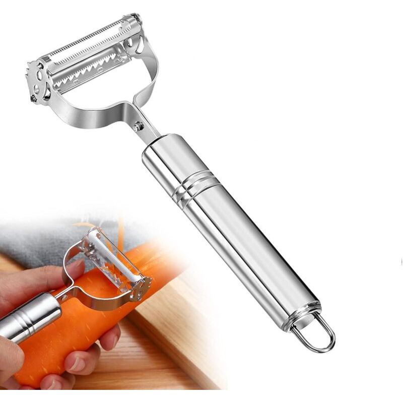 Éplucheur Multifonction En Acier Inoxydable, Râpe À Fruits Et Légumes Suspendue, Compatible Lave-vaisselle