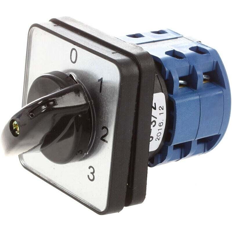 Commutateur Rotatif 4 Positions 660v 20a 6 Bornes, Interrupteur Inverseur Triphasé Industriel Pour Moteur Électrique