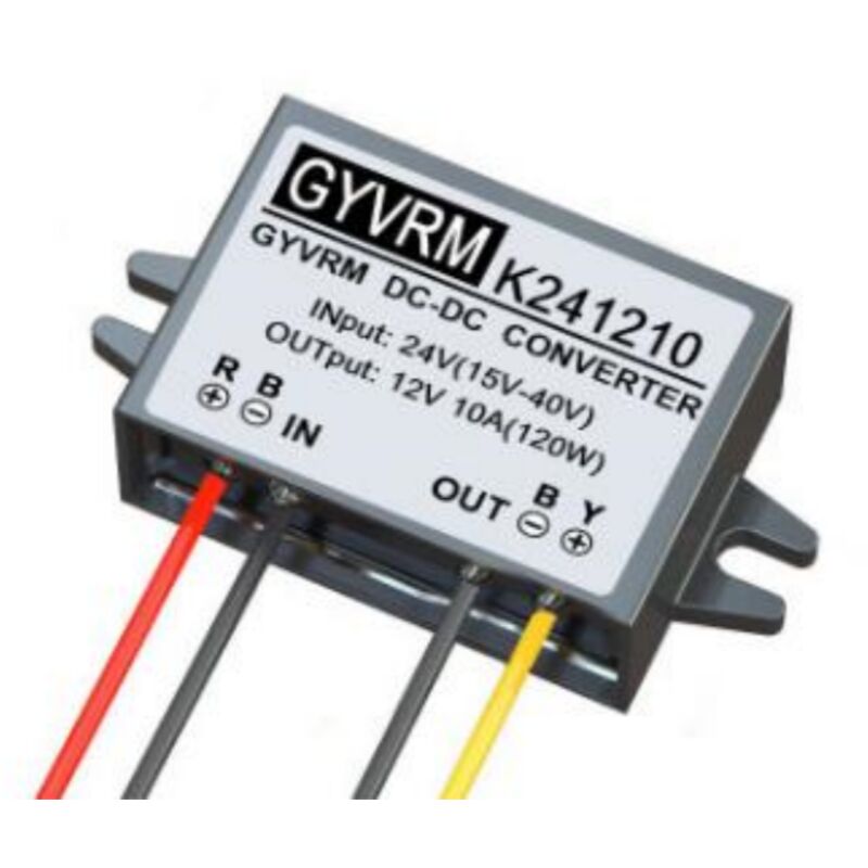 Convertisseur Abaisseur Dc 24v Vers 12v 10a 120w Étanche Régulateur De Tension Alimentation Stable Pour Voiture Camion Bateau