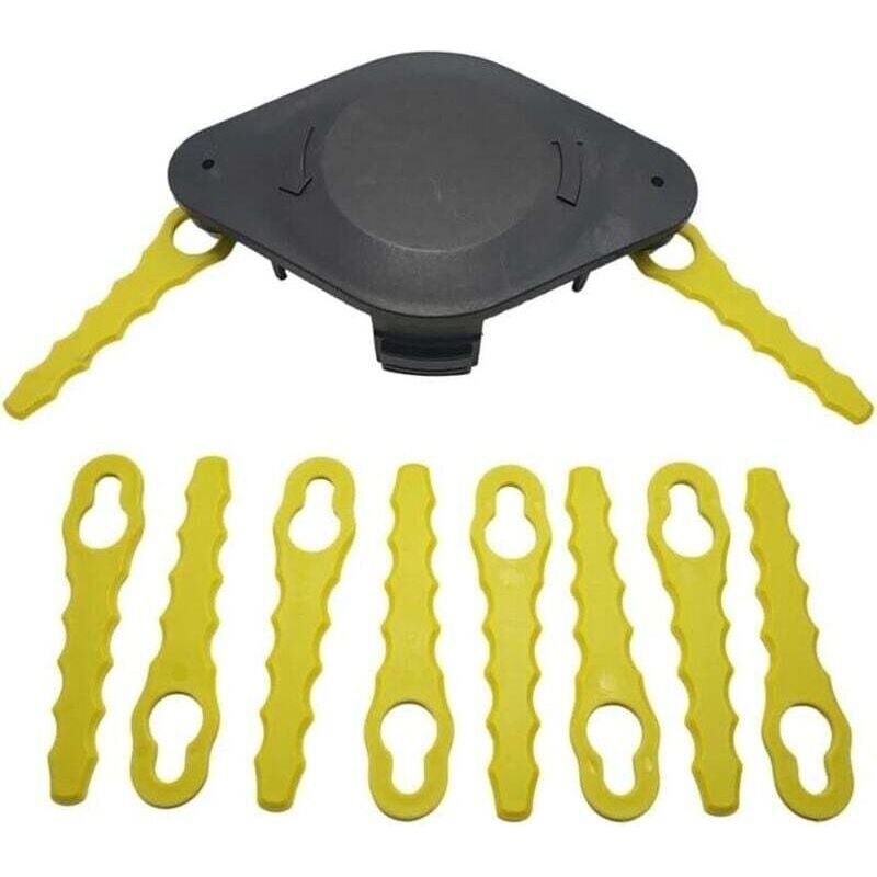 Lot De 20 Lames Dentelées Pour Coupe-bordure Sans Fil, Tête Double Robuste Et Durable, Accessoires De Jardinage Universels