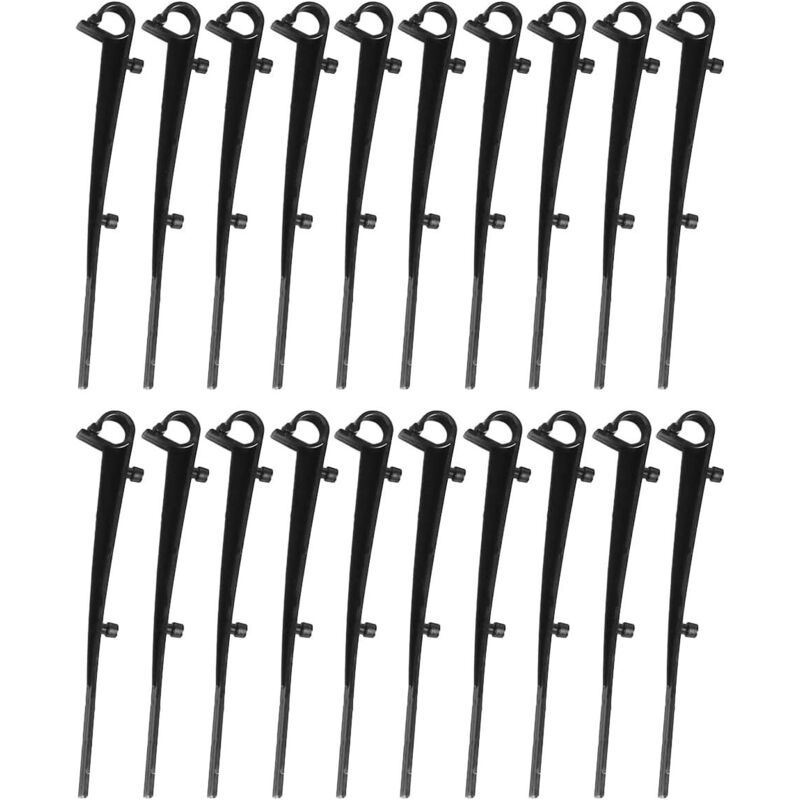 Lot De 20 Clips Fixation Pour Brosse Gouttière, Attaches Plastique Anti-feuilles, Accessoires Nettoyage Et Entretien Des Gouttières