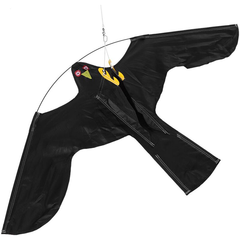 Épouvantail Oiseau Cerf-volant Aigle Avec Tige Télescopique 7m, Répulsif Pigeons Pour Balcon, Jardin Et Potager