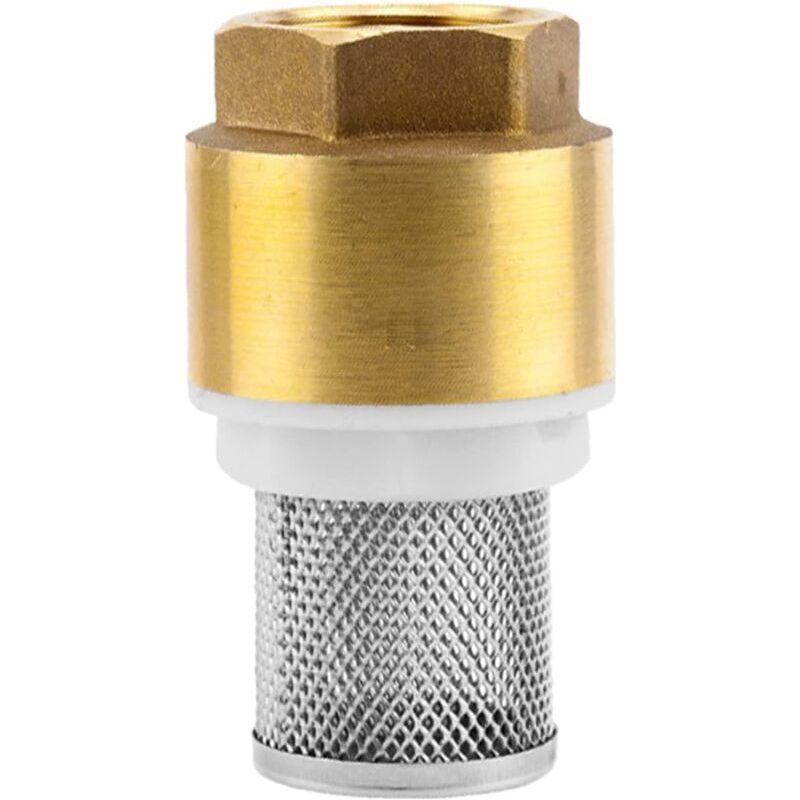 Clapet De Pied En Laiton 32 Mm G1 Pouces Avec Crépine, Soupape Anti-retour Étanche Et Durable Pour Pompe