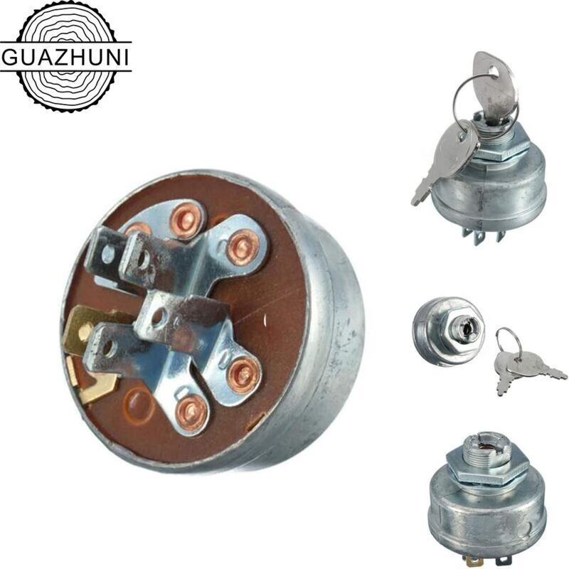 Interrupteur De Démarrage 5 Broches Avec Clé Pour Tondeuse Et Tracteur Pelouse, Compatible Mtd Rtgpt