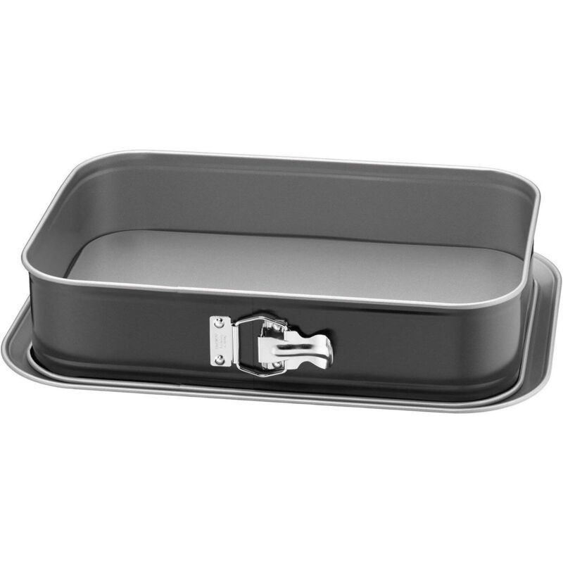 Moule À Gâteau Rectangulaire Antiadhésif Avec Fond Amovible, Idéal Pour Cuisson Et Démoulage Facile, Parfait Pour Pâtisserie Maison