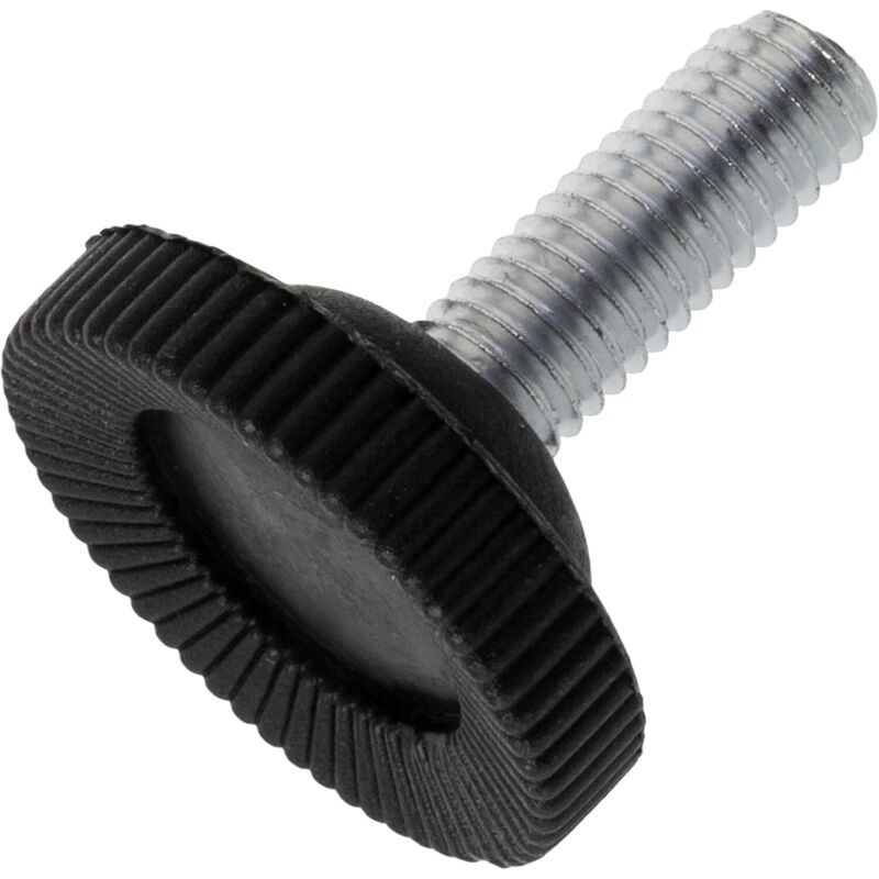 Lot De 10 Pieds De Meuble Réglables M8 Ø29mm Hauteur 32mm Noir En Plastique Pour Canapé Bureau Tv
