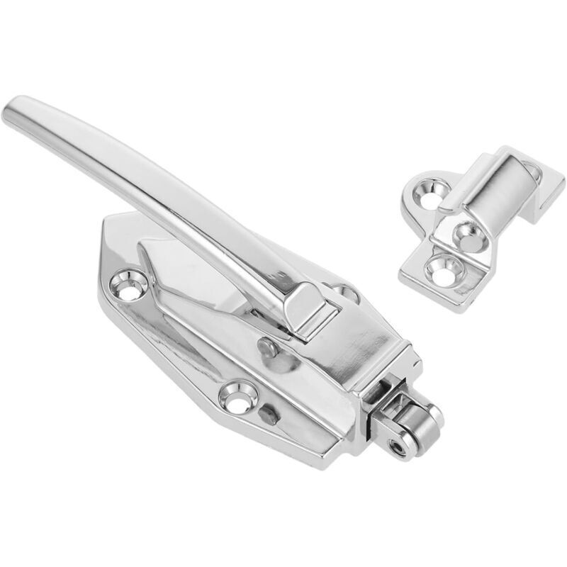 Poignée De Porte En Alliage De Zinc Pour Congélateur Et Four, Loquet Plat Robuste À Installation Stable, Polyvalente Pour Armoires De Cuisine