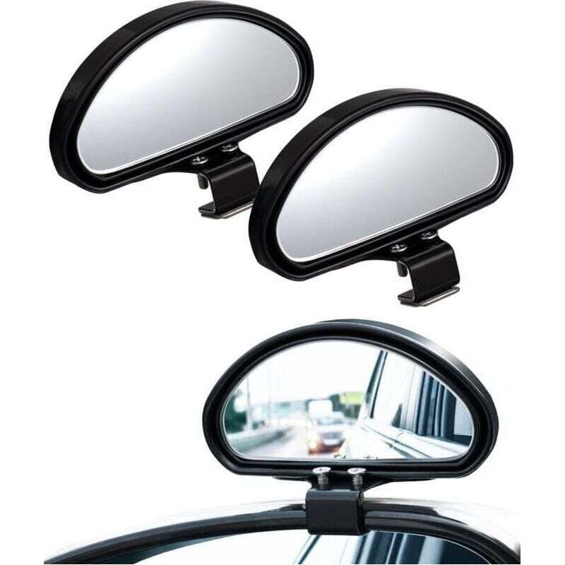 Miroirs Angle Mort Réglables, 2pcs Rétroviseurs Convexes Universels Pour Voiture Et Camion, Sécurité Routière