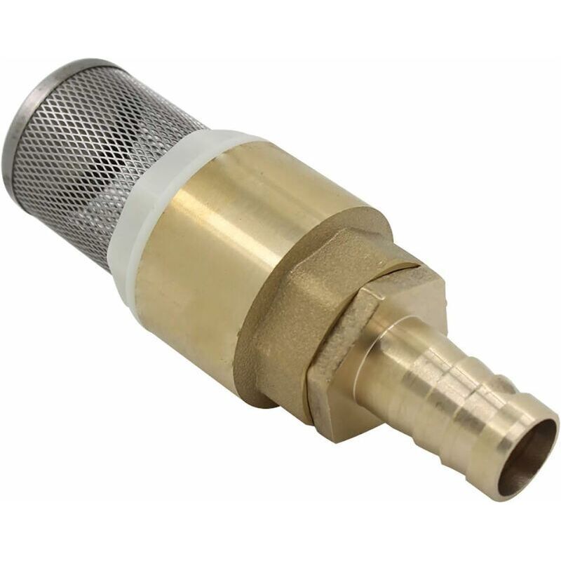Clapet Anti-retour Avec Crépine 1/2 Pouce, Raccord Tube 12mm, Clapet De Pied En Laiton Pour Pompe Avec Filtre Intégré