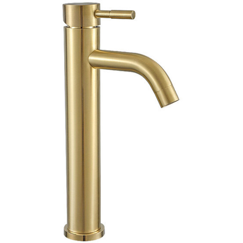Robinet Mitigeur Lavabo Haut Couleur, Mélangeur Eau Chaude Froide Moderne Salle De Bain