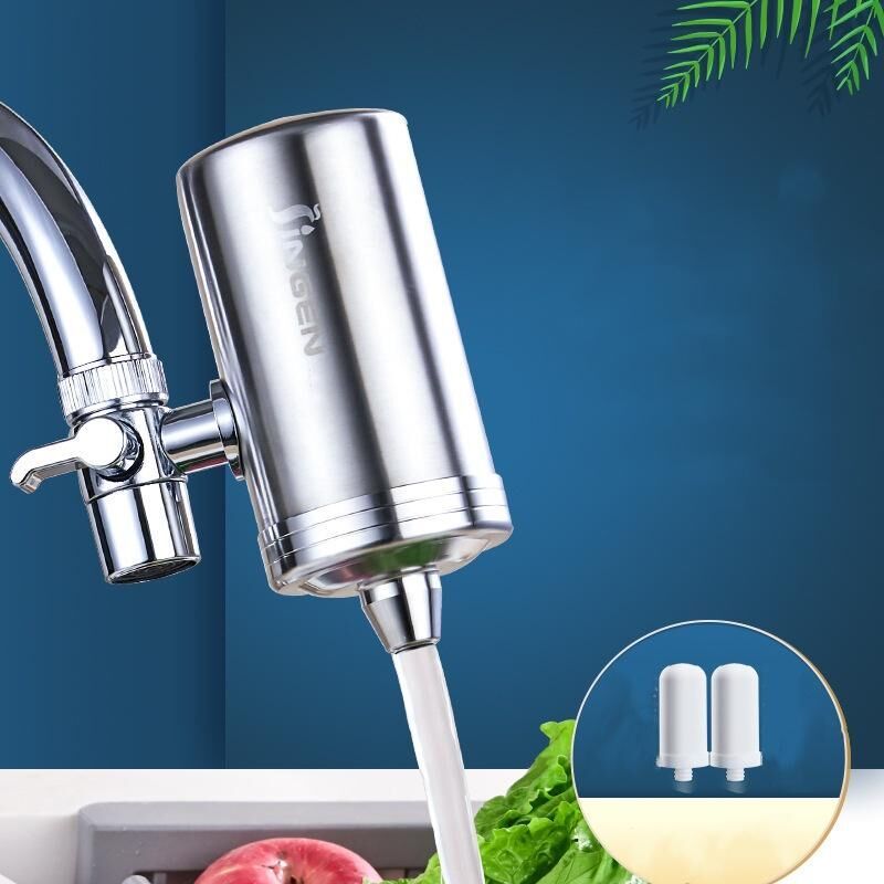 Filtre À Eau Céramique Diatomée Pour Robinet Cuisine, Purificateur Compact Anti-bactéries Et Poussières, Économiseur D'Eau Domestique