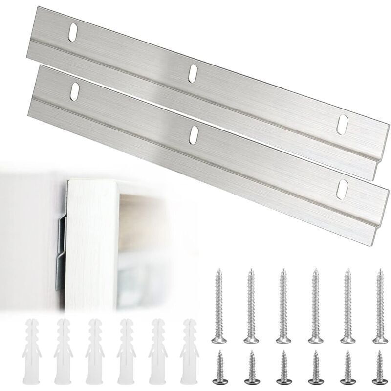 Support Mural Lourd Pour Miroir Et Cadre, Équerre De Fixation En Z Robuste, Crochet De Suspension Invisible Pour Meubles Et Décoration Intérieure
