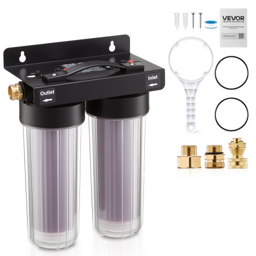 Deionisiertes Wassersystem Für Autowäsche 189 L, Deionized Autowaschanlage Mit Dualen 0,5l Farbwechselnden Di-harz-filterkartuschen, Entionisiertes Wassersystem Für Kfz Motorrad Fensterreinigung