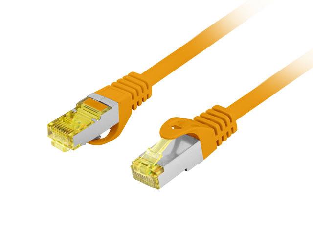 Lanberg S/ftp Patchkabel Kat. 6a 2 M Lszh Cu Fluke Passed Orange