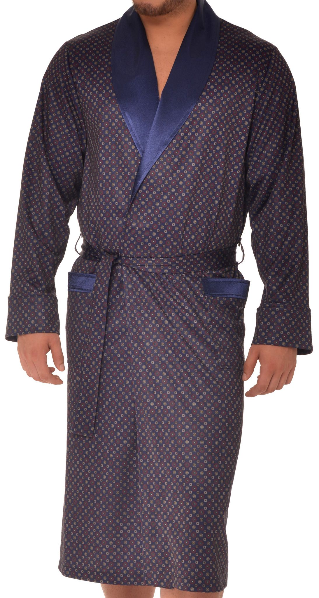 Re-502 Herrenbademantel • Farbe: Marineblau • Größe: 3xl