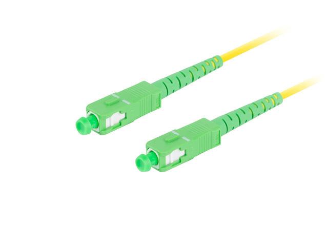 Lanberg Sm Sc/apc-sc/apc Simplex 3,0 Mm Lszh G657a1 2 M Gelbes Glasfaser-patchkabel