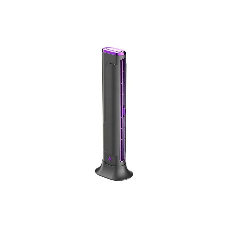 Tragbarer Ventilator – Kompakter, Usb-betriebener Turmventilator, Wiederaufladbarer, Klingenloser Luftkühler Für Den Persönlichen Gebrauch, Leises Standgerät, Für Büro, Studentenwohnheim Und Küche