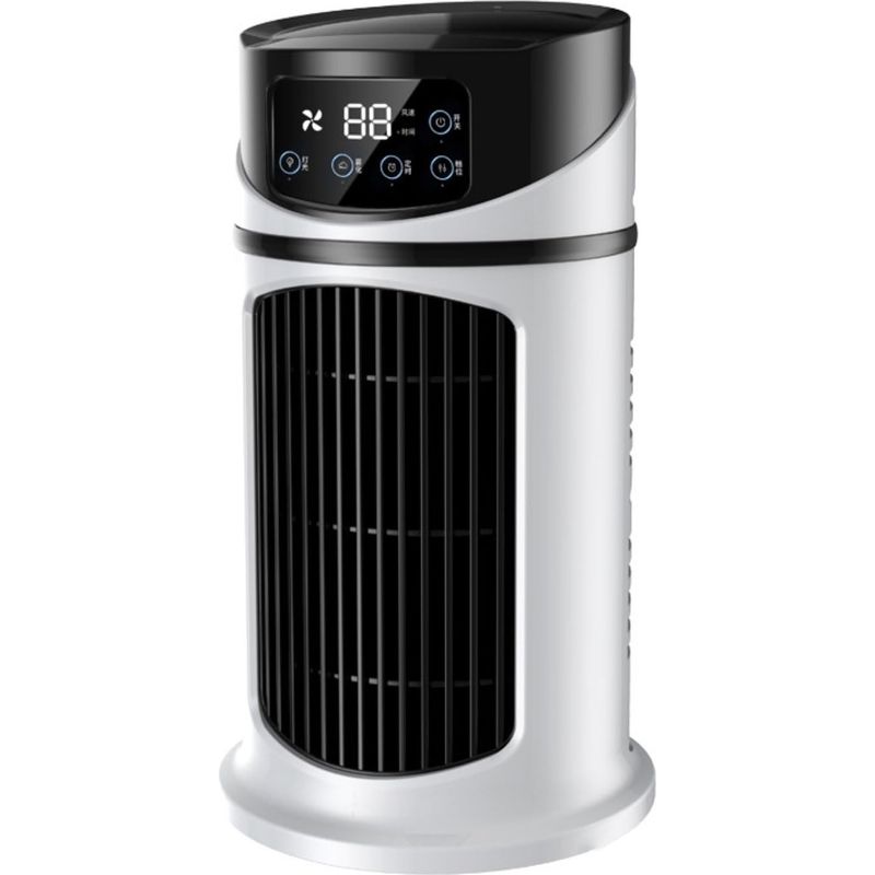 3-in-1 Tragbare Klimaanlage, Mini-klimaanlage 300 Ml, Ventilator, 6 Geschwindigkeitsstufen, 3 Modi, 6-stunden-timer, Verdunstungsluftkühler