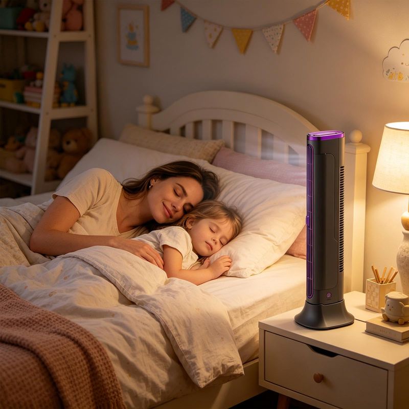Kompakte Klimaanlage Fürs Schlafzimmer – Tragbarer, Per Usb Aufladbarer, Klingenloser Luftkühler – Klimaanlage Fürs Auto, Büro, Zuhause, Auto, Camping, Innenräume, Reisen, Wohnmobil