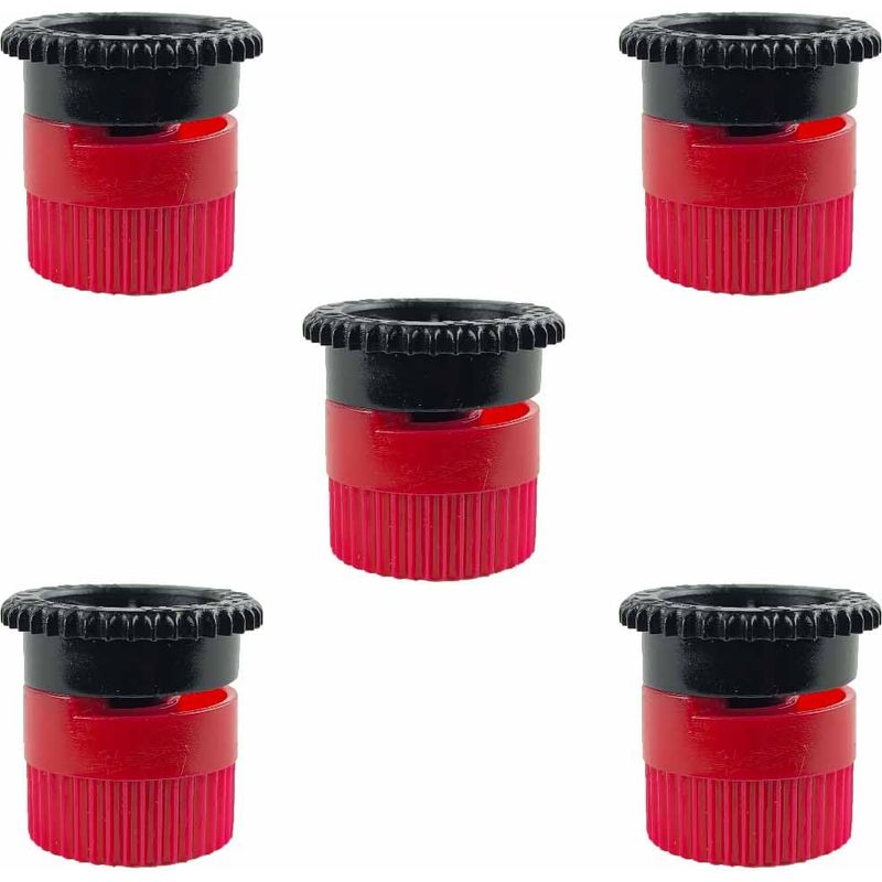 Riegopro Verstellbare Düse Für Bewässerungsdiffusor, Reichweite Von 1 Bis 5,5 Metern, Effiziente Bewässerung Und Wassereinsparung, 5er-pack (rp-n8 (2,1-2,6 Meter))