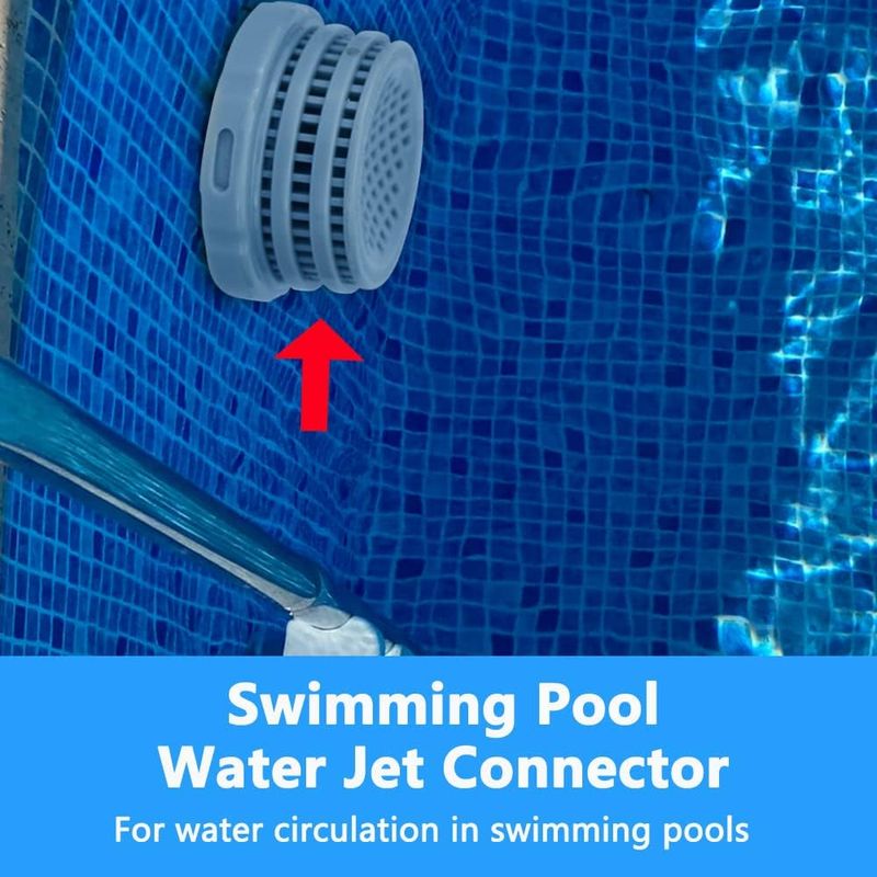 Intex Poolfilter-anschlussset Für Intex Pool-ein- Und -auslass, 32 Mm Durchmesser, Ersatzteil Mit Innengewinde, Verbessert Die Wasserzirkulation