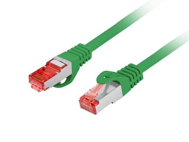 Patchkabel Lanberg S/ftp Kat. 6 1 M Lszh Cu Fluke Bestanden Grün