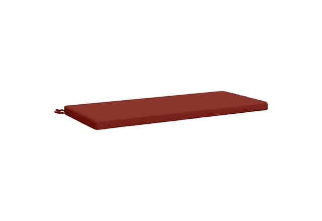Bankkissen Soest 100 % Polyester Rot 110 X 50 X 5 Cm Vidaxl