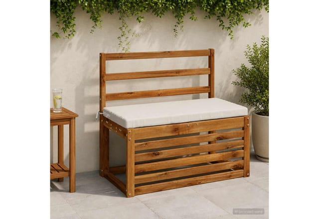 Bankkissen Soest 100 % Polyester Weiß 80 X 40 X 5 Cm Vidaxl