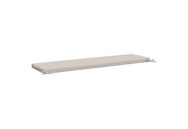 Bankkissen Soest 100 % Polyester Weiß 140 X 40 X 5 Cm Vidaxl