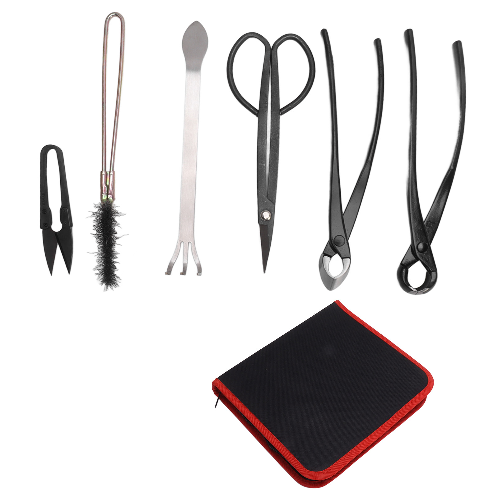Set Mit 6 Edelstahl-werkzeugen Für Sukkulenten, Robuste Bonsai-werkzeuge Für Haus Und Garten.