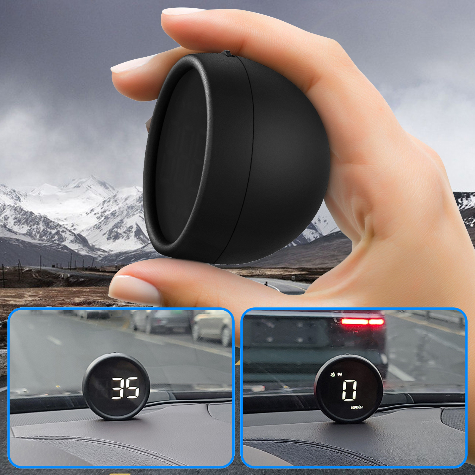 Geschwindigkeitsmesser Mit Head-up-display, Gps, Multifunktion, Alarm, Erinnerungsfunktion, Elektronischer Kilometeranzeige, Automatischer Empfindlichkeitsregelung, Kompass.
