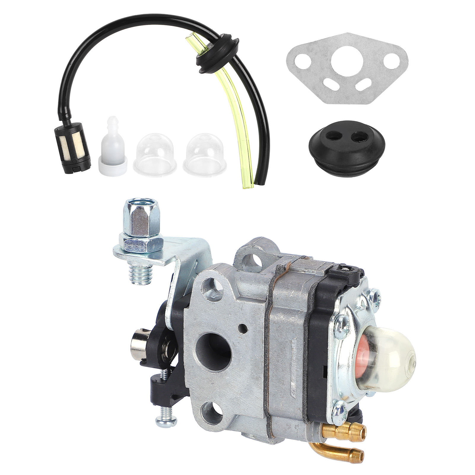 Vergaser-reparatursatz, Luftfilter, Kraftstofffilter, Zündkerze Und Kraftstoffleitung Für Stihl Fs38 Fs45 Fs46 Fs55 Km55 Fs85