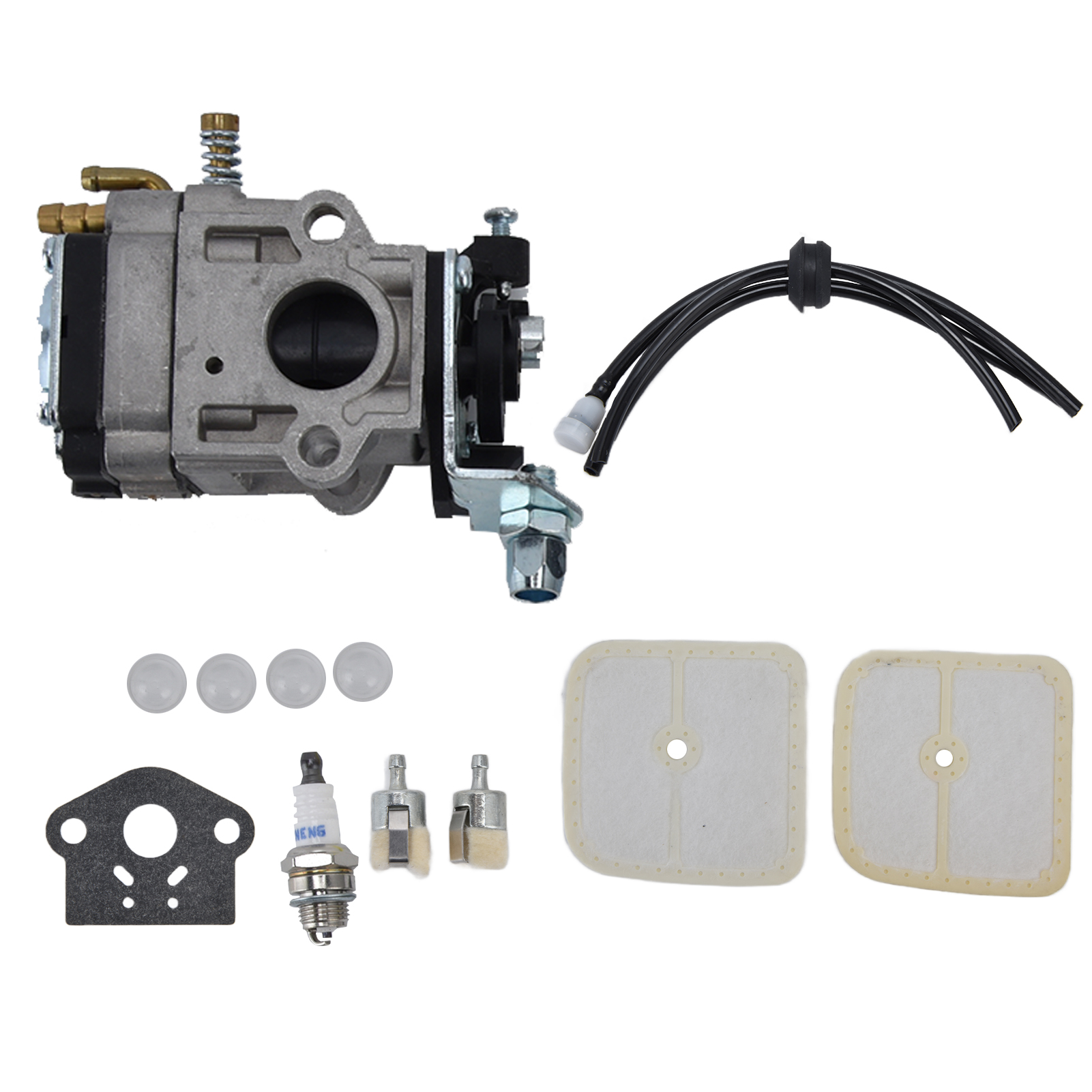 Vergaser 753-06190 Mit Kraftstofffilter, Luftfilter Und Primerpumpe Für Troybilt Tb22ec, Tb32ec, Tb80ec, Tb22 Und Tb21ec