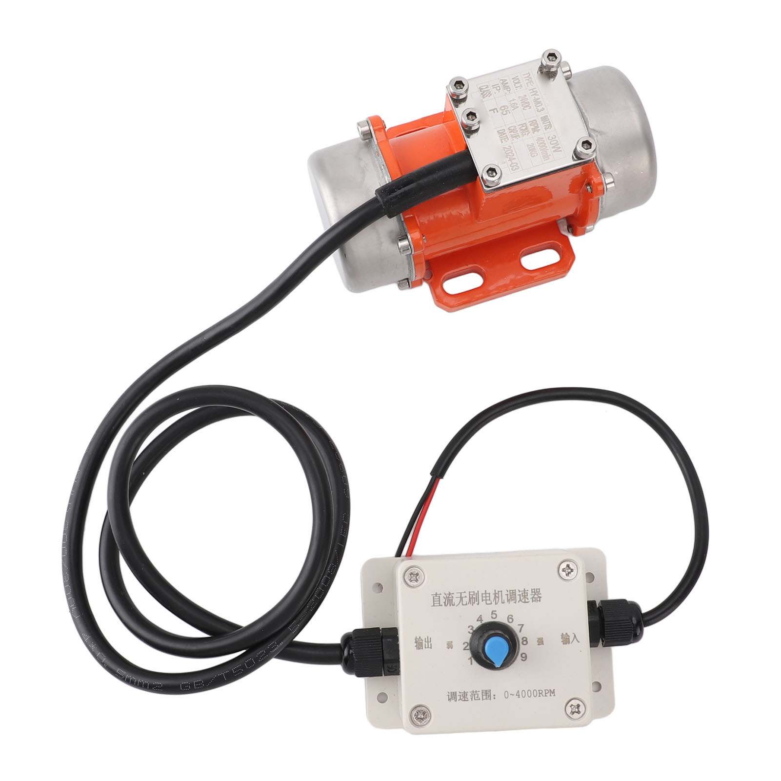 Betonrüttler Mit Variabler Drehzahlregelung, 24 V Dc, Bürstenlos, Ip65, Aluminiumlegierung, 20 W