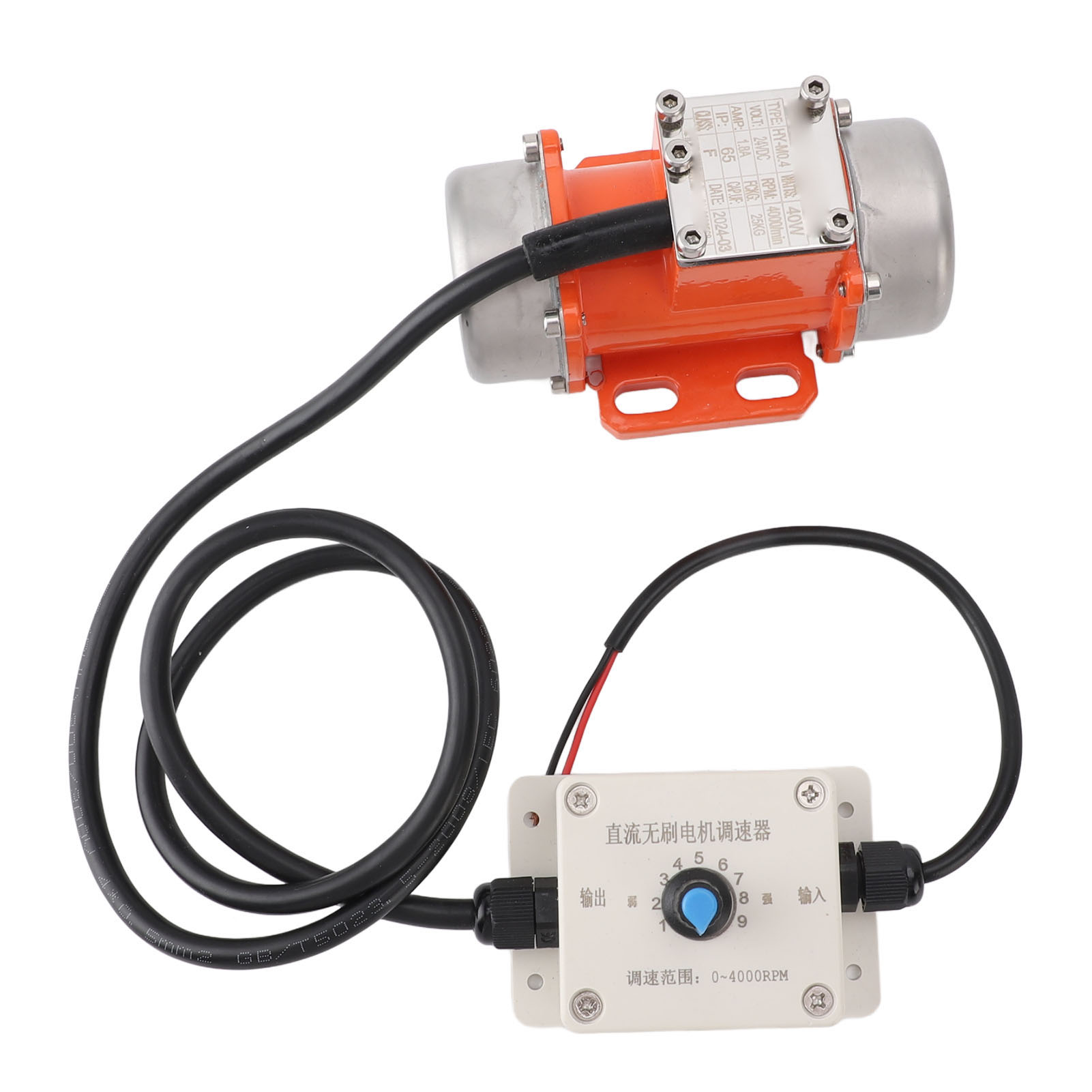 Betonrüttler Mit Variabler Drehzahlregelung, 24 V Dc, Bürstenlos, Ip65, Aluminiumlegierung, 30 W