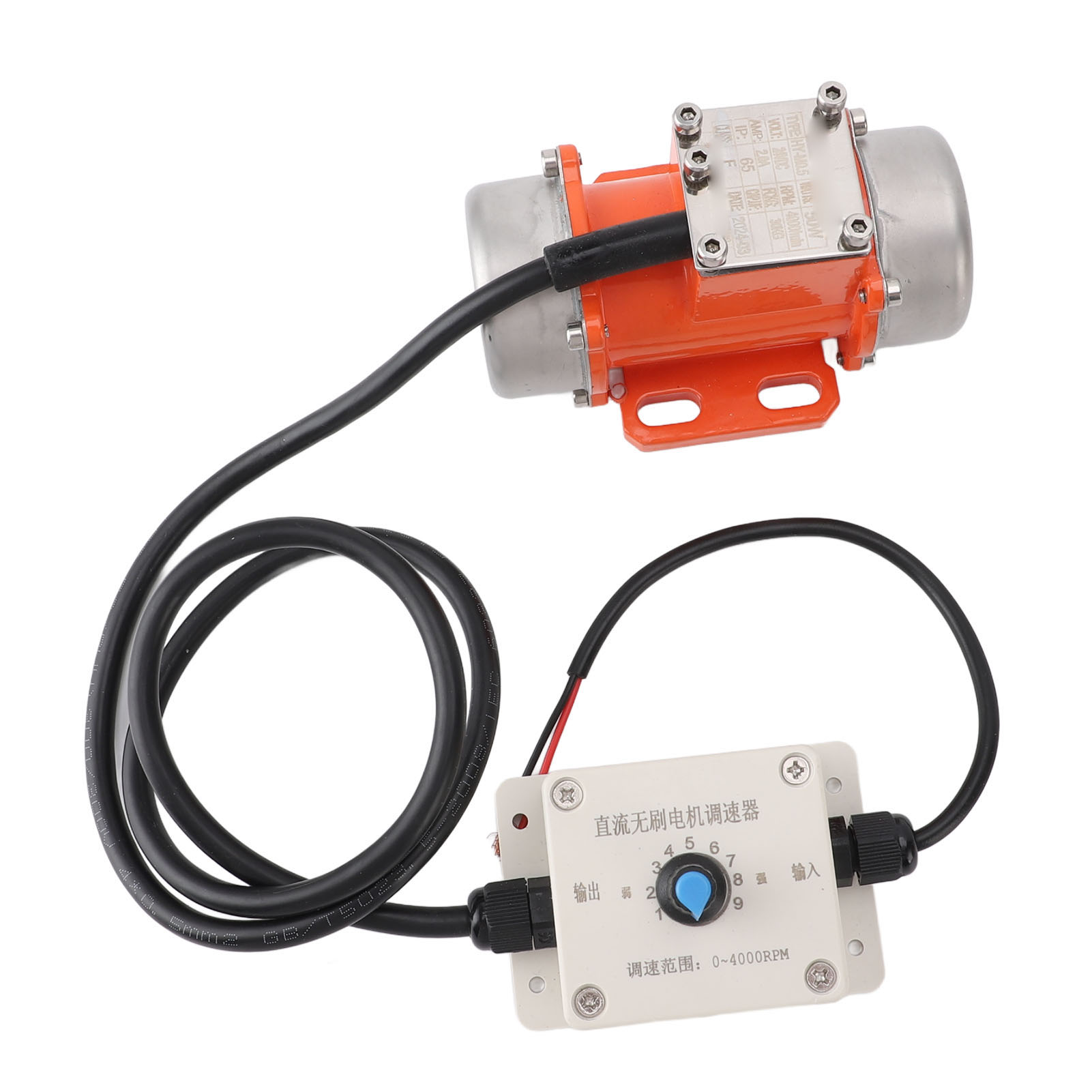 Betonrüttler Mit Variabler Drehzahlregelung, 24 V Dc, Bürstenlos, Ip65, Aluminiumlegierung, 40 W