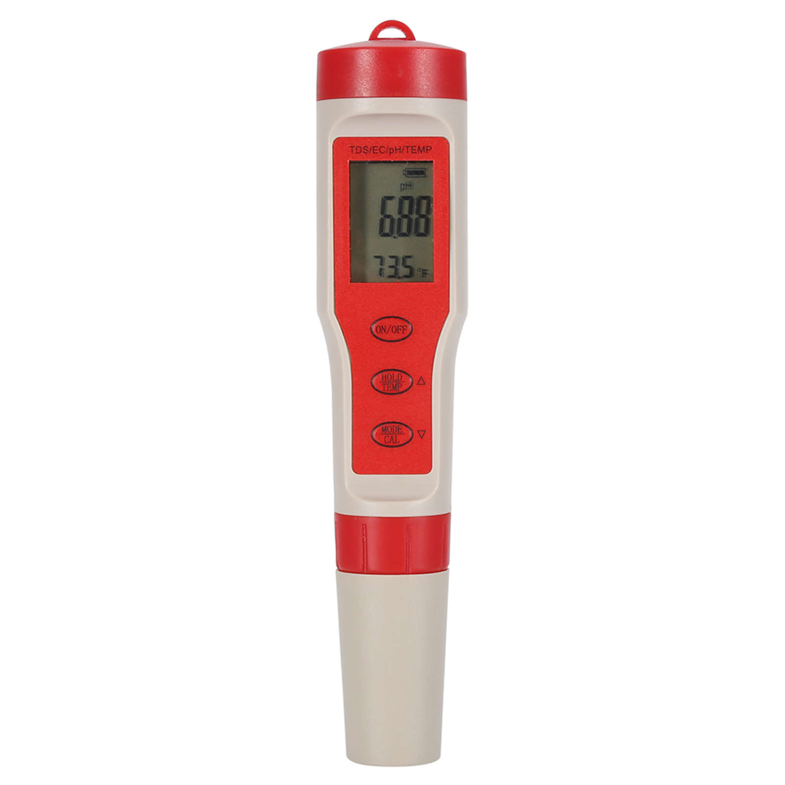 4-in-1 Digitales Wasserqualitätsmessgerät: Ph-wert, Tds, Ec, Temp. Teststift.