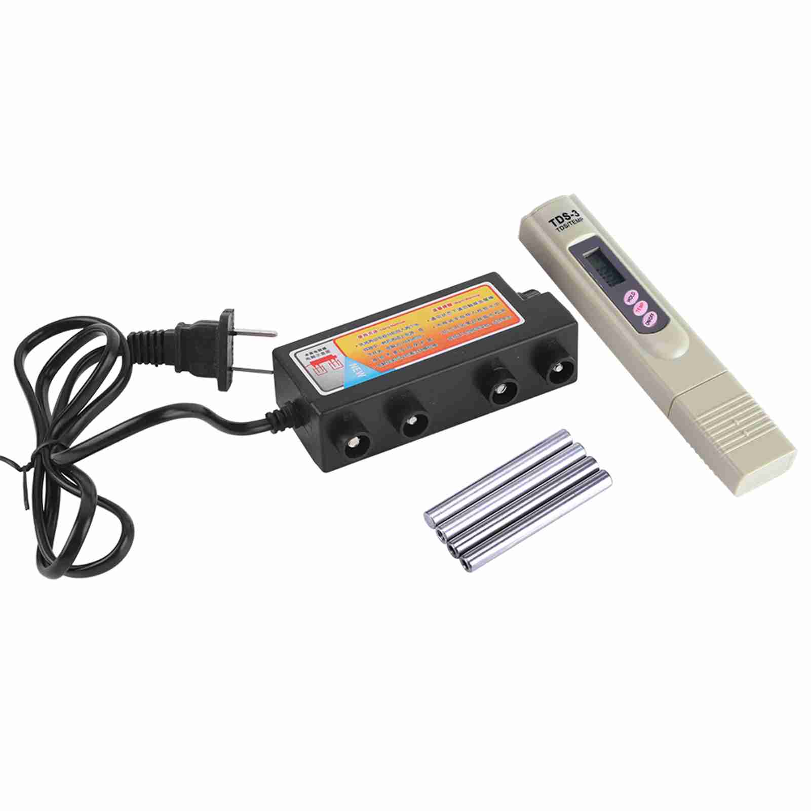 Digitaler Tds-tester Für Elektrolyseure: Schnelle Analyse Der Wasserqualität, Eisenstäbe Und Elektrolyse.
